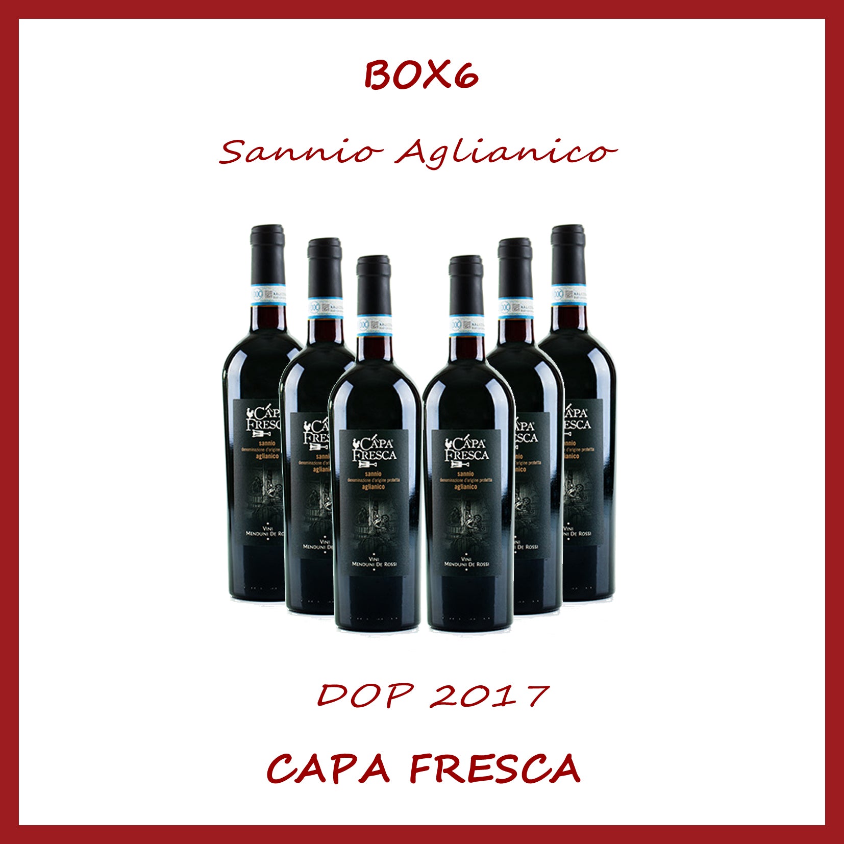 BOX6 - CAPA FRESCA Sannio Aglianico DOP 2017