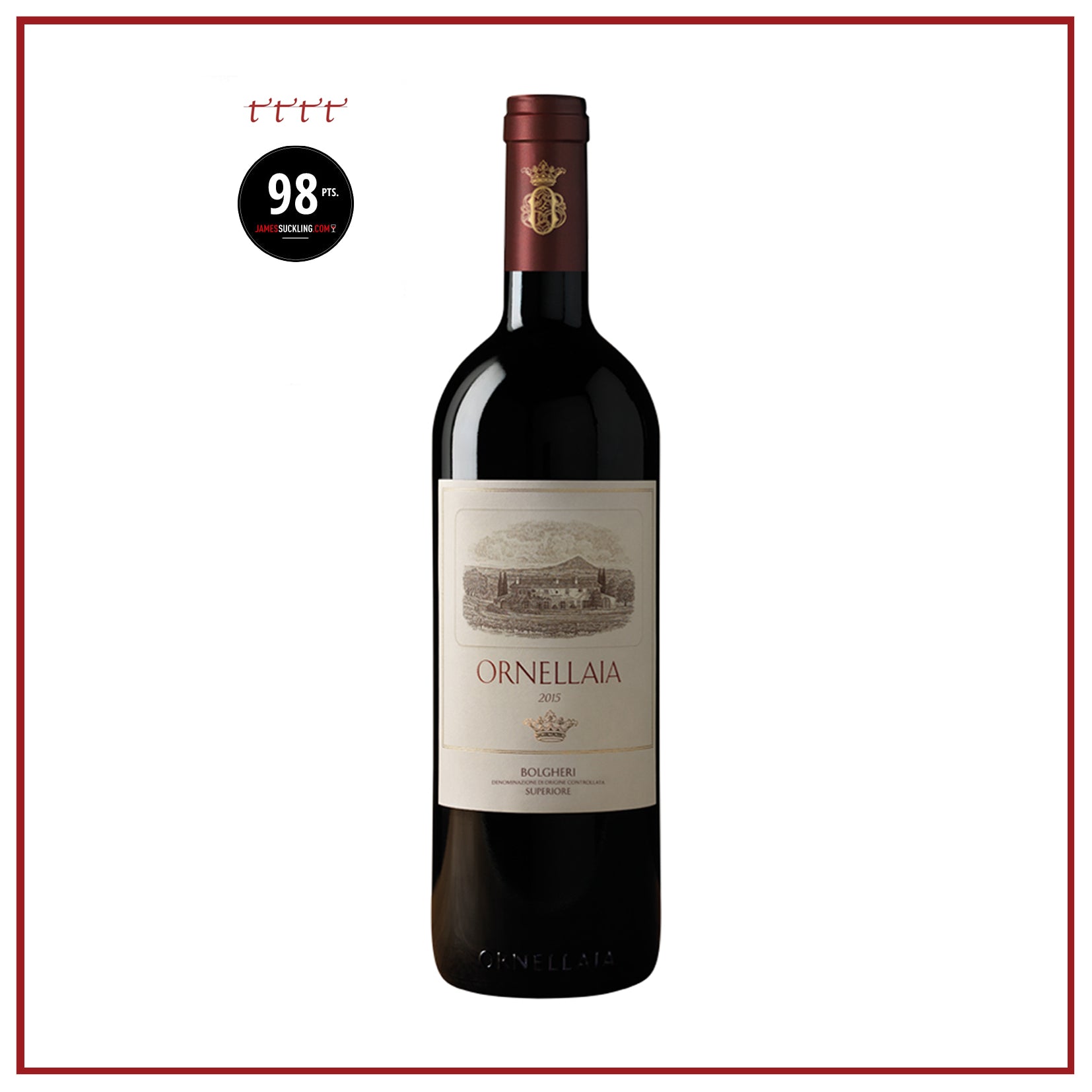 ORNELLAIA Bolgheri Superiore DOC 2015 "Il Carisma"