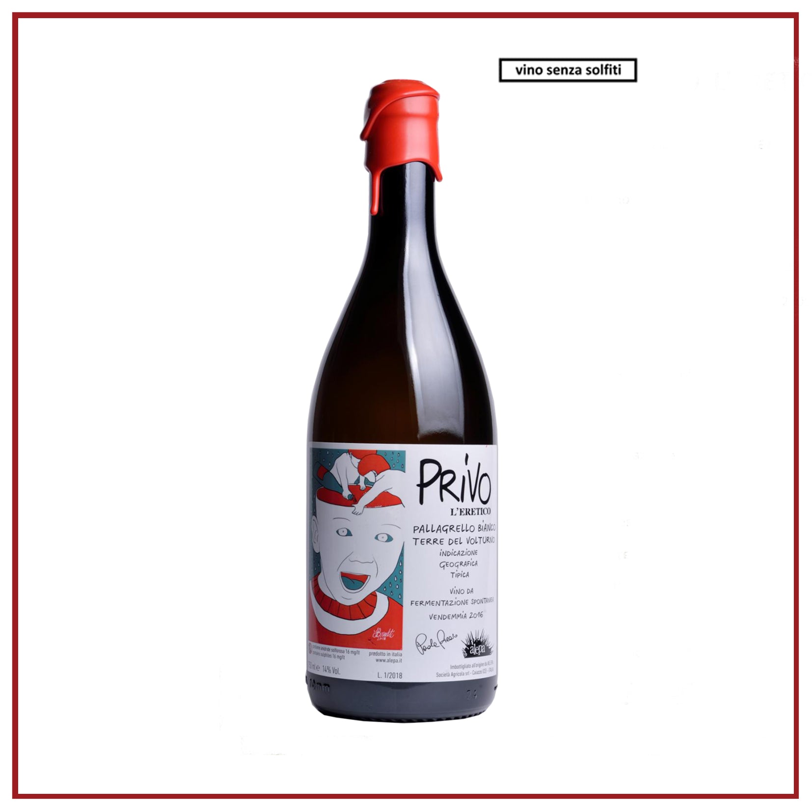 PRIVO L'ERETICO Pallagrello Bianco "Terre del Volturno" IGT 2018