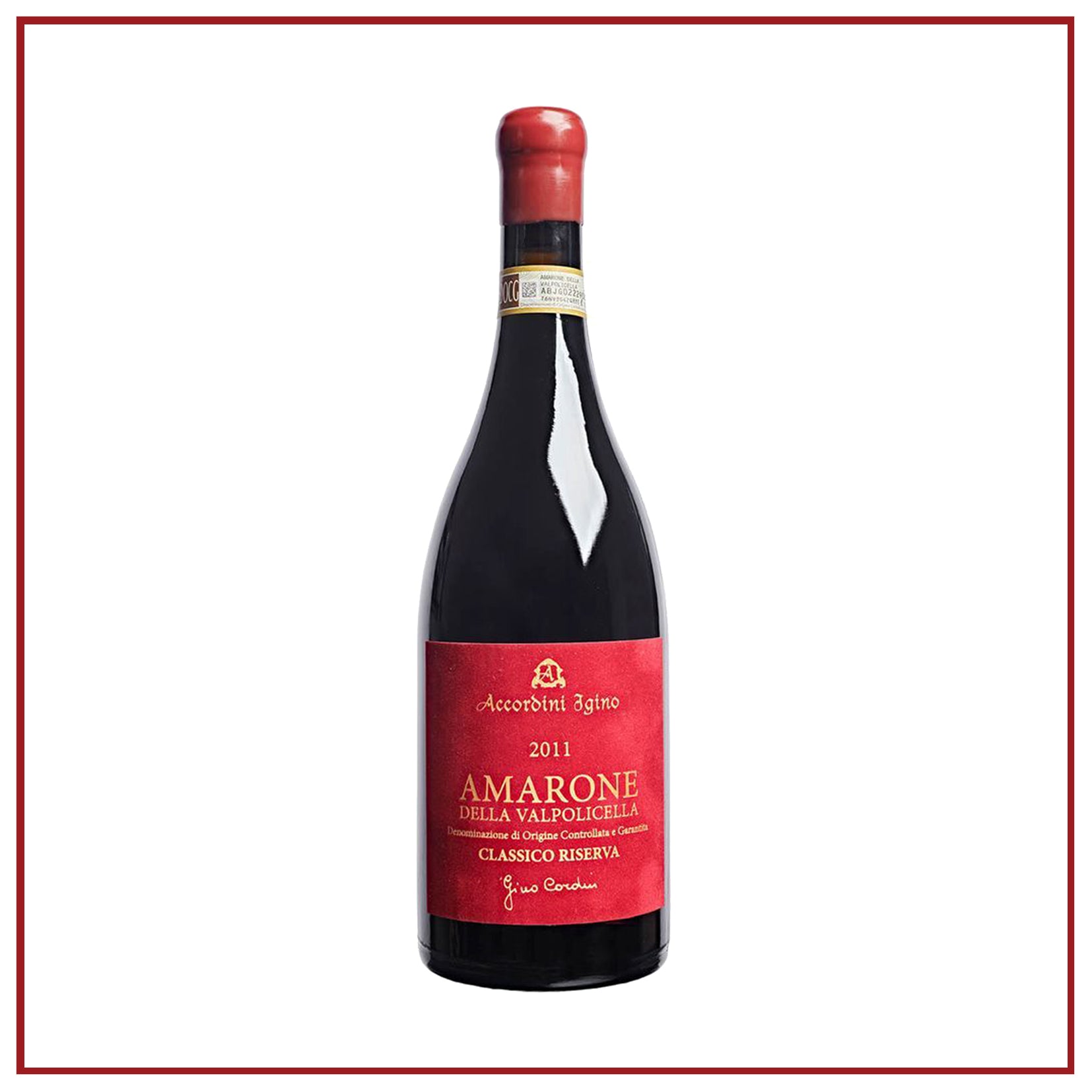 AMARONE DELLA VALPOLICELLA DOCG Riserva "Gino Cordin" 2012